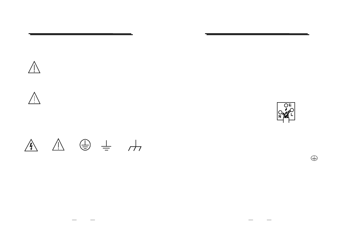 Safety terms and symbols, For united kingdom only | GW Instek PSM-Series User Manual User Manual | Page 2 / 31