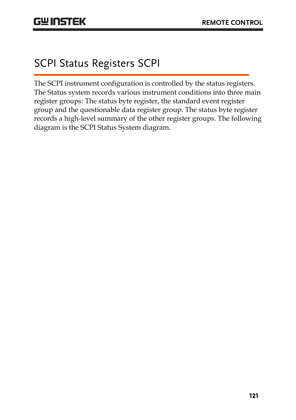 Scpi status registers scpi | GW Instek PPH-1503 User Manual | Page 121 / 137