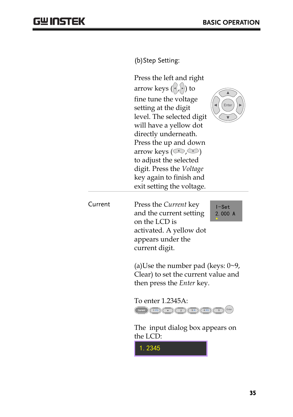 Basic operation | GW Instek PPH-1503 User Manual | Page 35 / 137