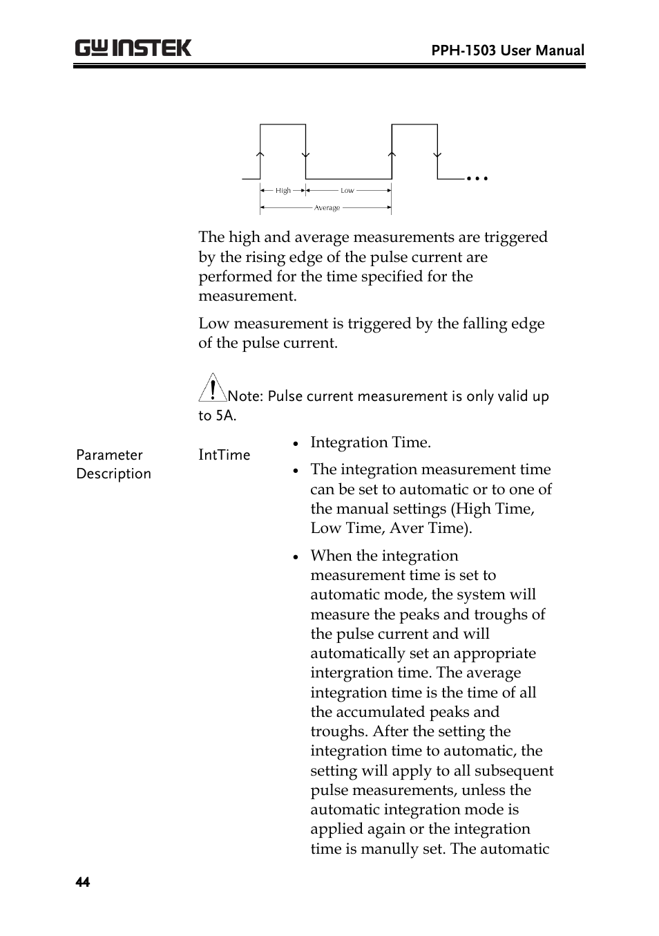 GW Instek PPH-1503 User Manual | Page 44 / 137