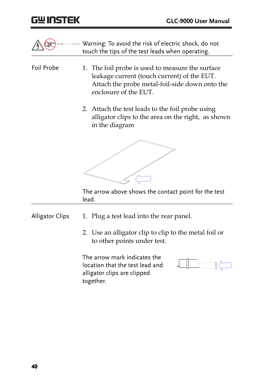 GW Instek GLC-9000 User Manual User Manual | Page 40 / 187