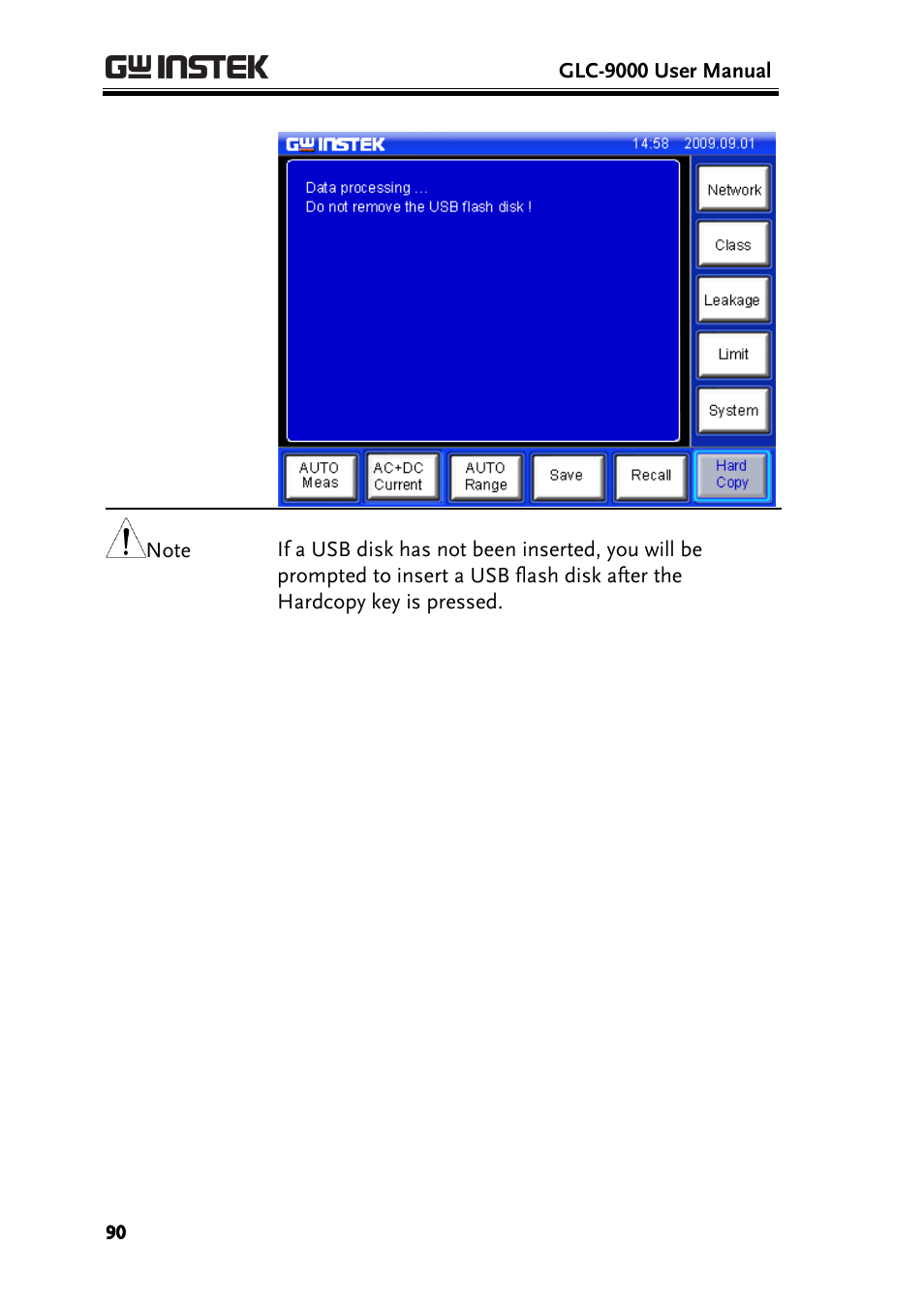 GW Instek GLC-9000 User Manual User Manual | Page 90 / 187