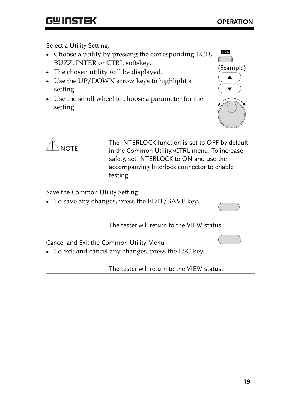 GW Instek GPT-9800 series Quick Start Guide User Manual | Page 19 / 20