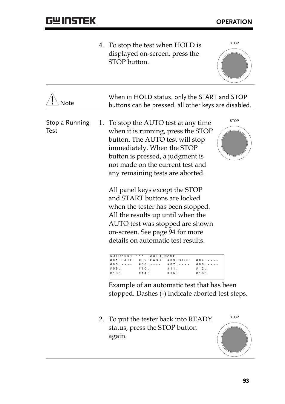 Operation | GW Instek GPT-9900 series User Manual User Manual | Page 93 / 179