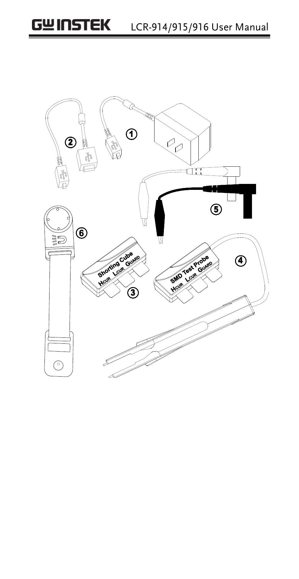 GW Instek LCR-914 User Manual | Page 6 / 28