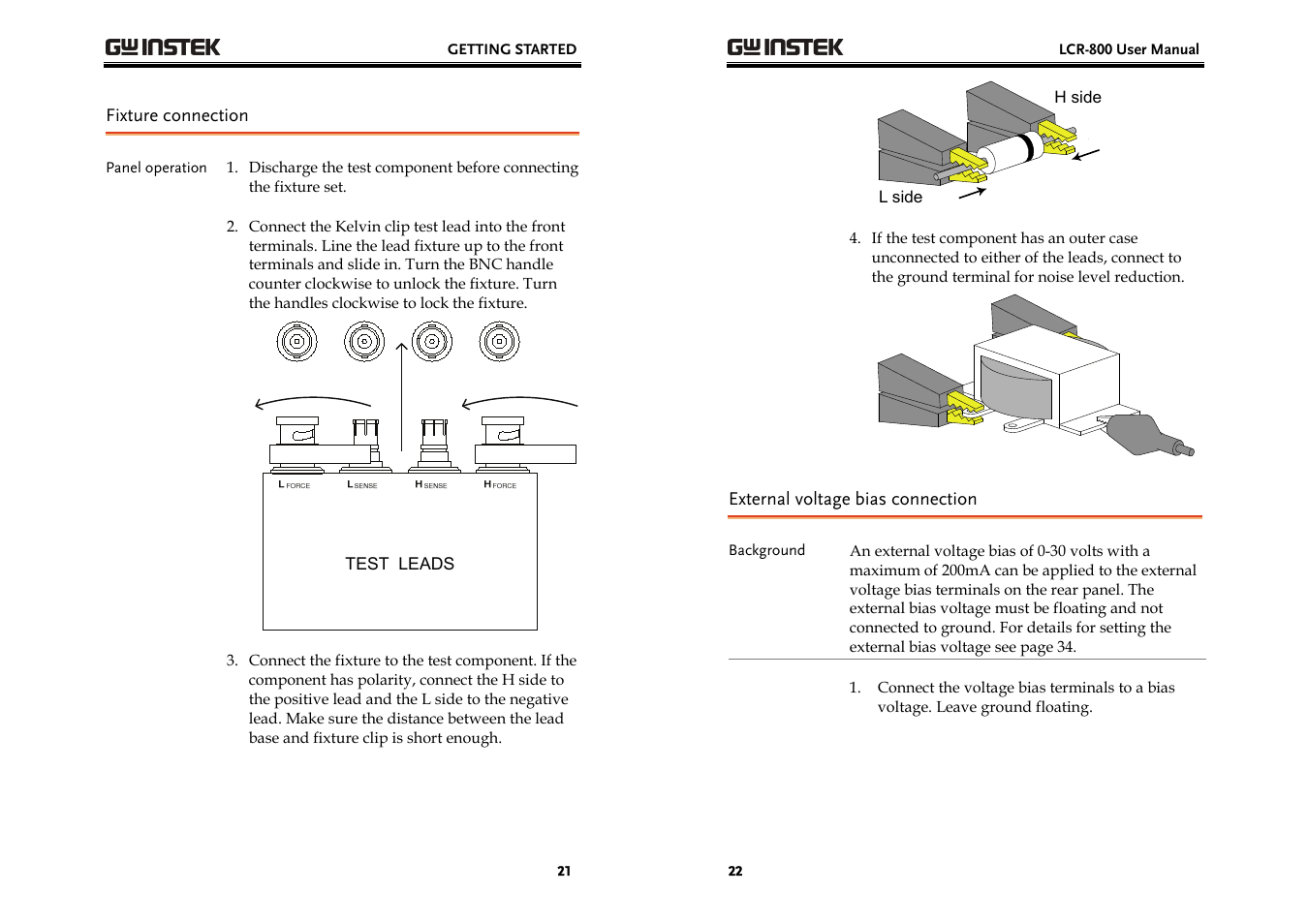 GW Instek LCR-800 Series User Manual | Page 11 / 72