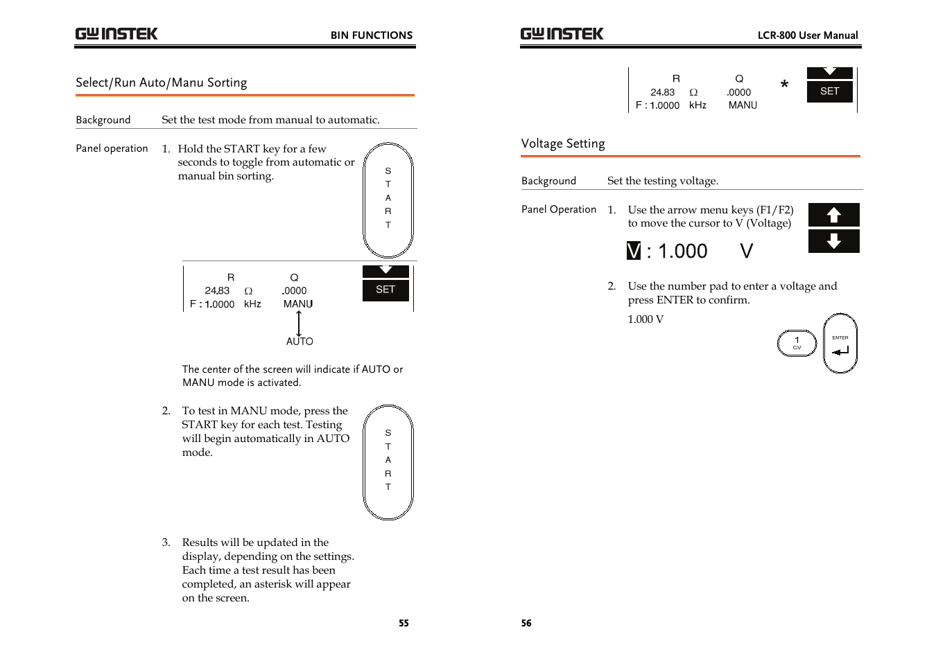 GW Instek LCR-800 Series User Manual | Page 28 / 72