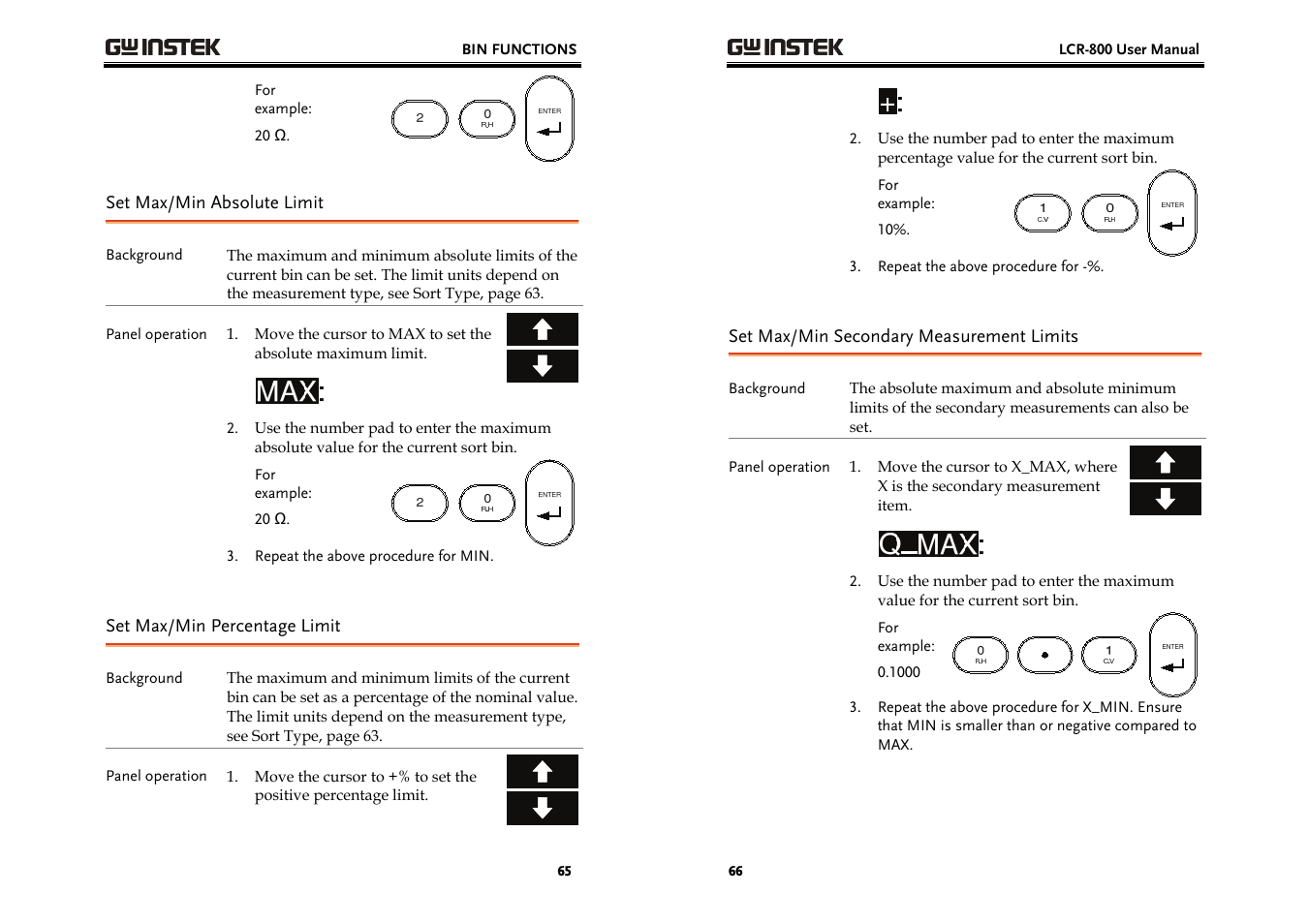 GW Instek LCR-800 Series User Manual | Page 33 / 72