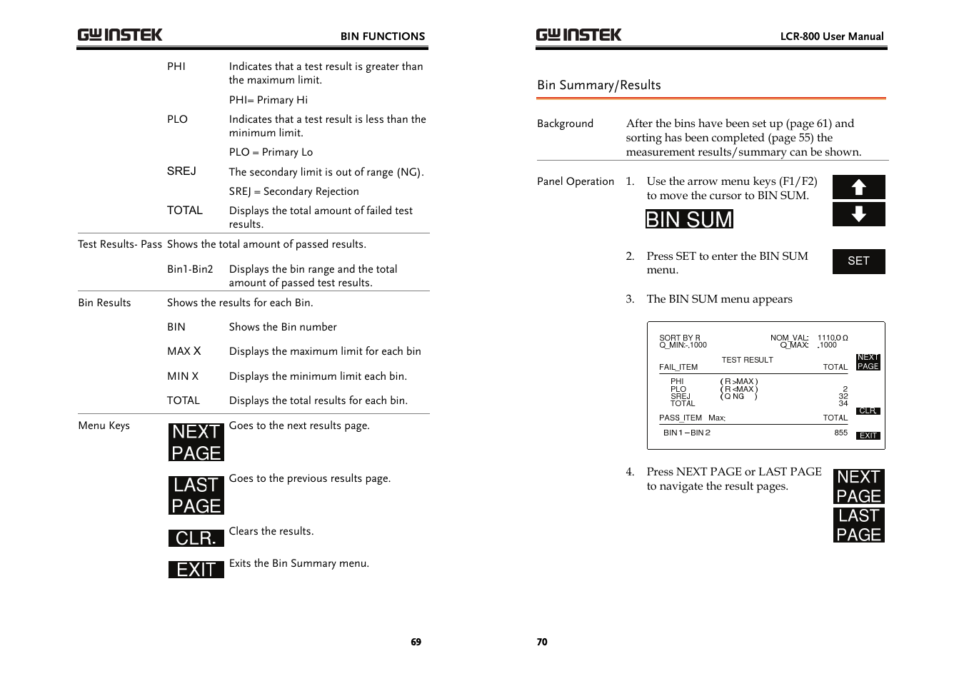GW Instek LCR-800 Series User Manual | Page 35 / 72