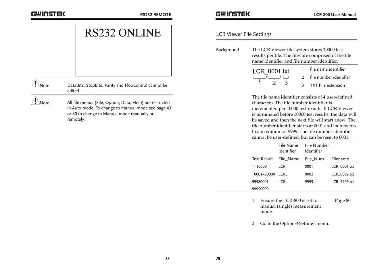 GW Instek LCR-800 Series User Manual | Page 39 / 72