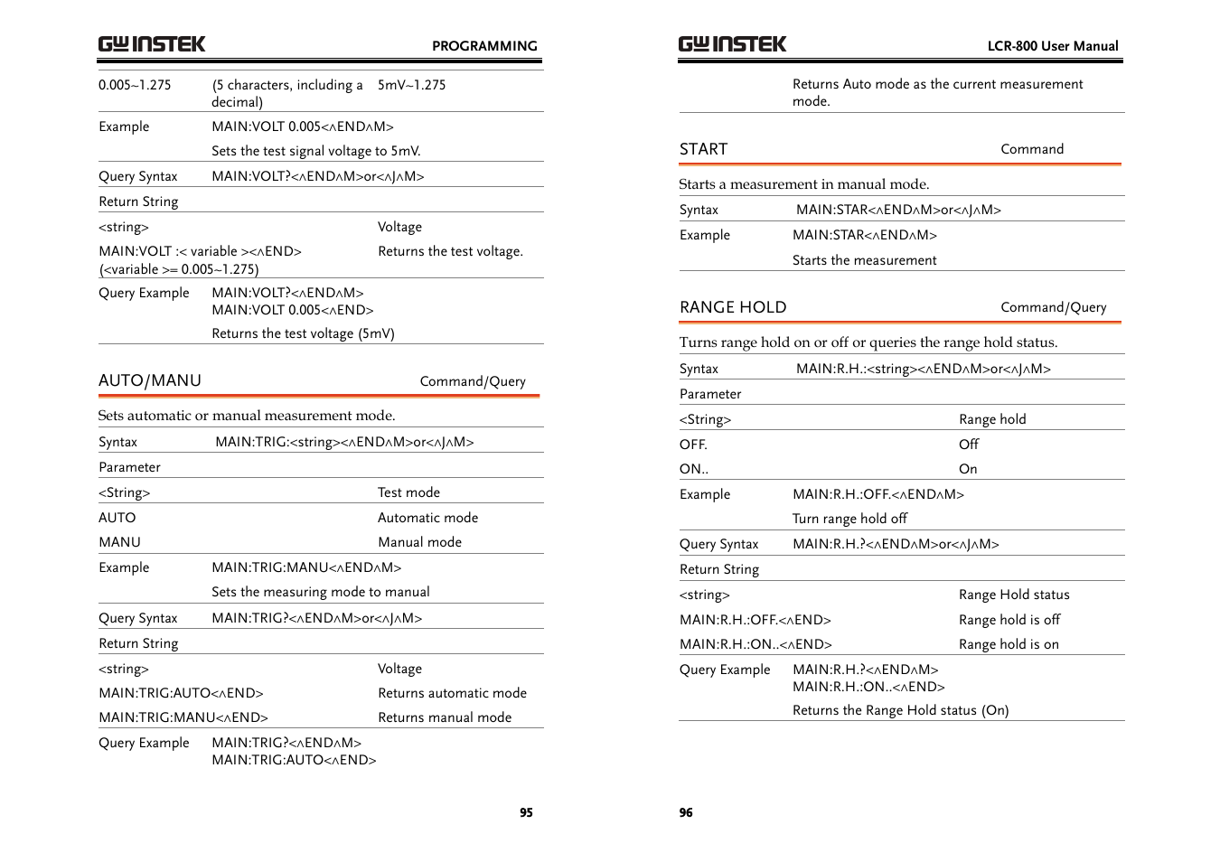 GW Instek LCR-800 Series User Manual | Page 48 / 72