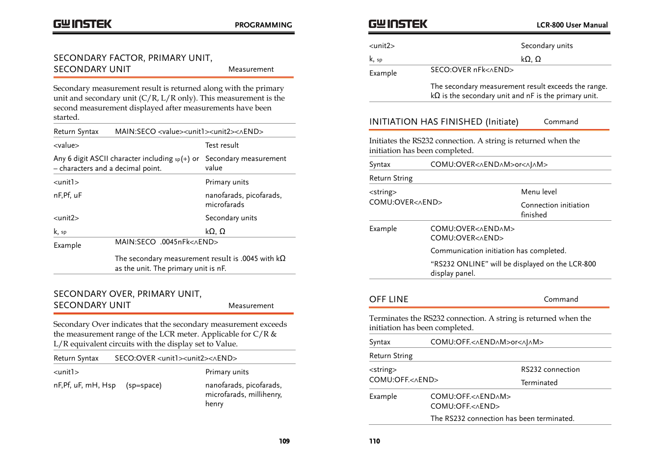 GW Instek LCR-800 Series User Manual | Page 55 / 72