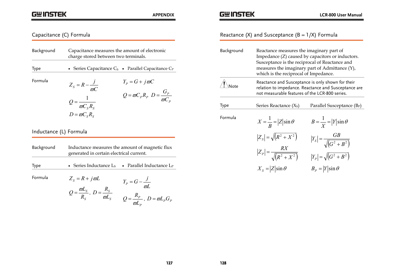 GW Instek LCR-800 Series User Manual | Page 64 / 72