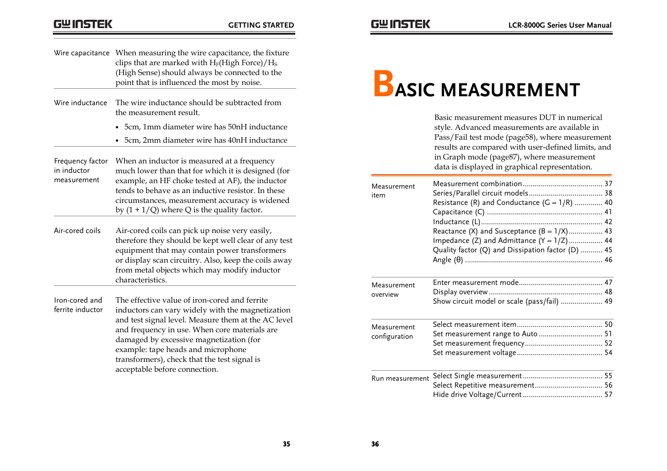 Asic measurement | GW Instek LCR-8000G Series User Manual | Page 18 / 72