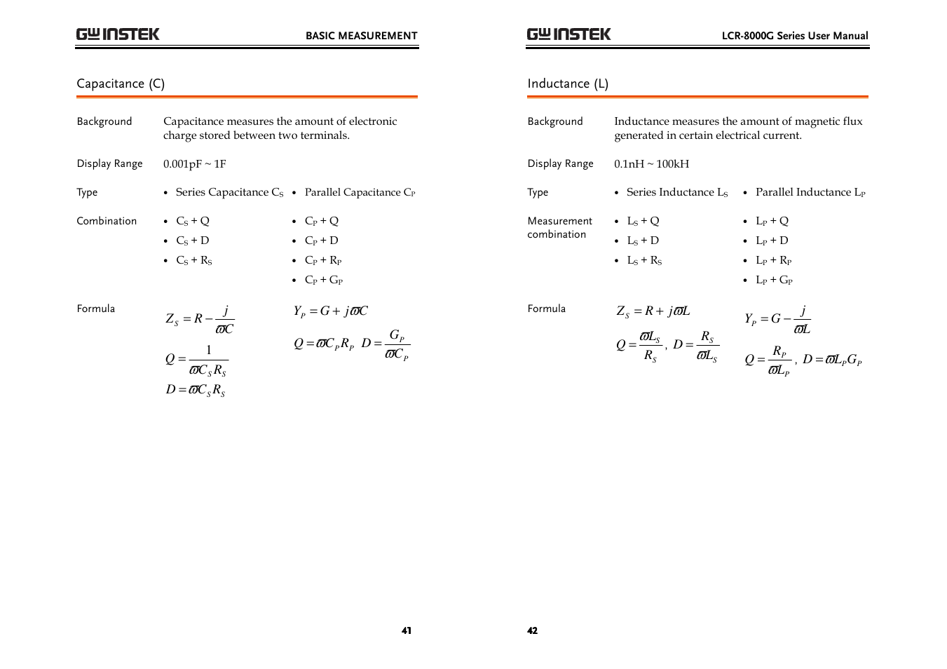 GW Instek LCR-8000G Series User Manual | Page 21 / 72