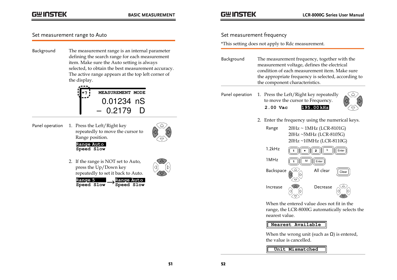 GW Instek LCR-8000G Series User Manual | Page 26 / 72