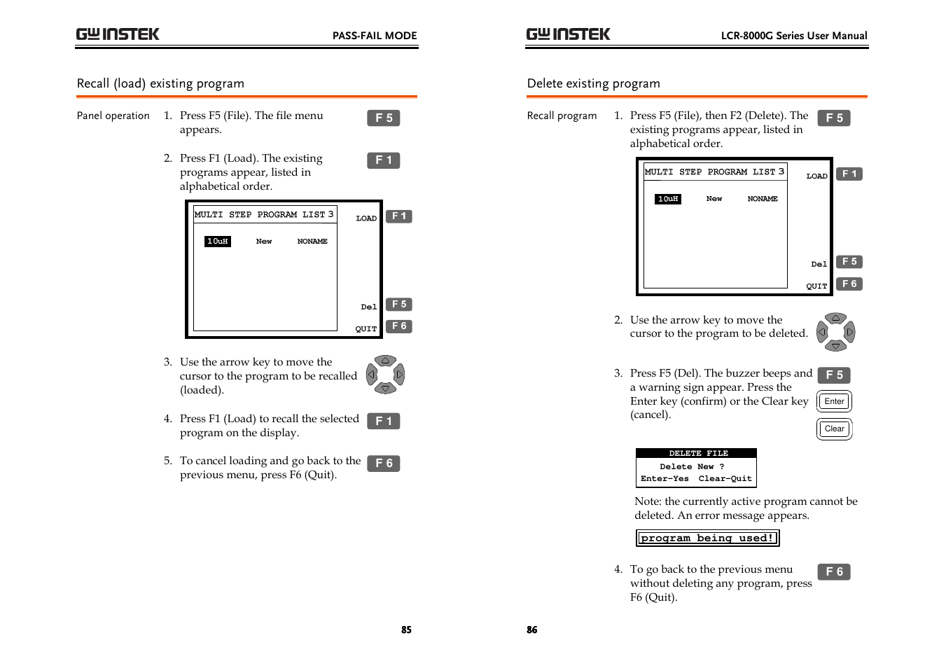 GW Instek LCR-8000G Series User Manual | Page 43 / 72