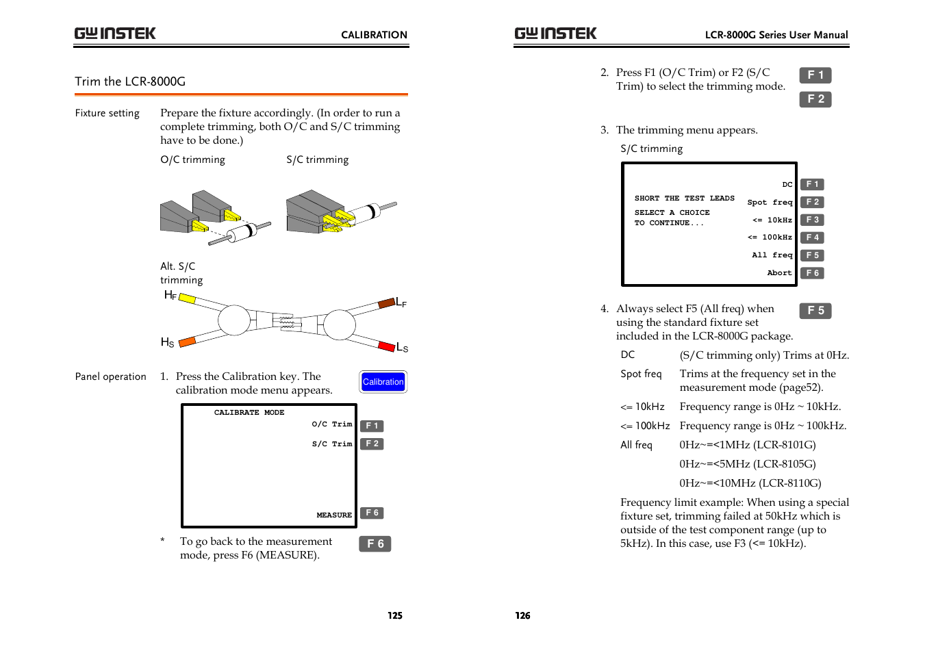 GW Instek LCR-8000G Series User Manual | Page 63 / 72
