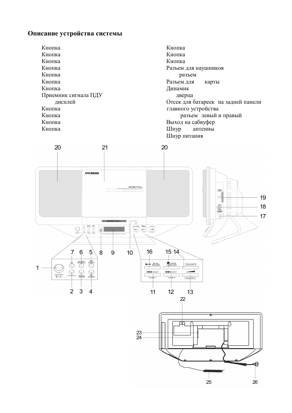 Hyundai H-MS2300 User Manual | Page 19 / 29