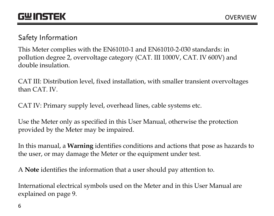 GW Instek GDM-398 User Manual | Page 8 / 75