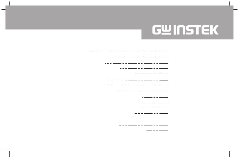 GW Instek GDM-350A User Manual | 37 pages
