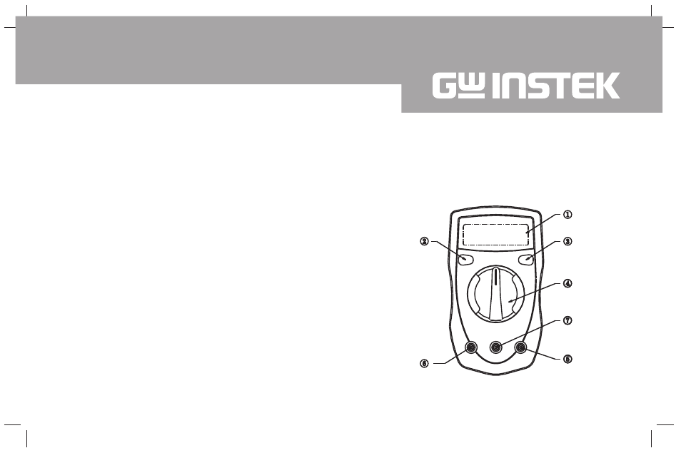 GW Instek GDM-350A User Manual | Page 11 / 37