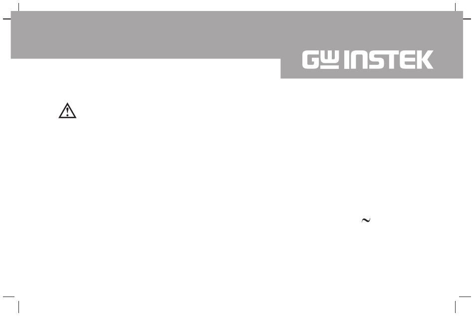 GW Instek GDM-350A User Manual | Page 15 / 37