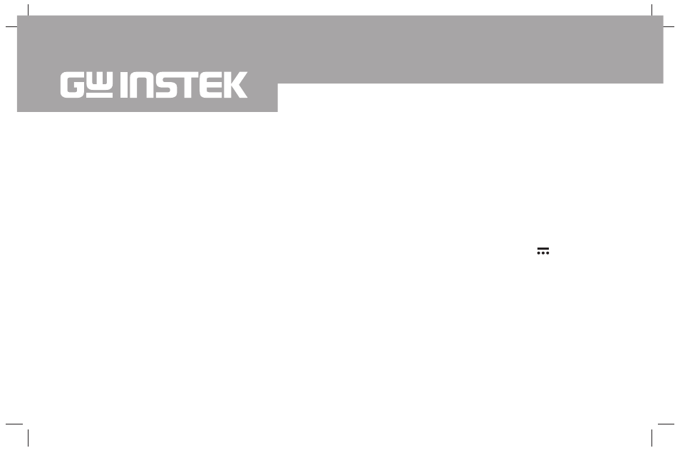 GW Instek GDM-350A User Manual | Page 18 / 37