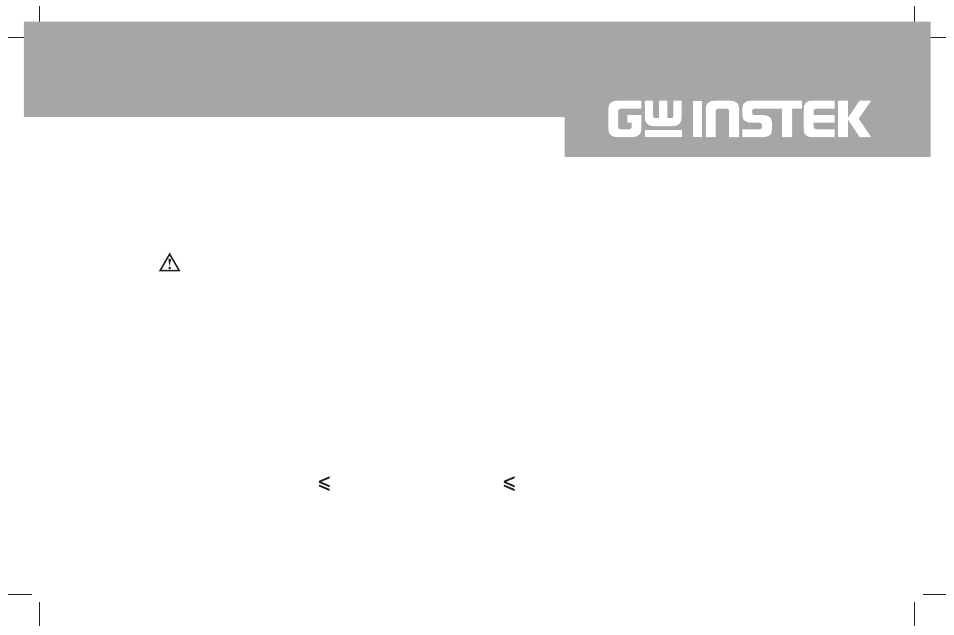 GW Instek GDM-350A User Manual | Page 27 / 37