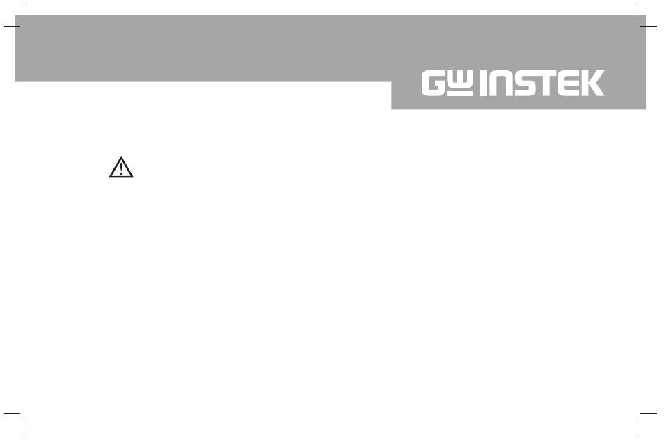 GW Instek GDM-350A User Manual | Page 3 / 37