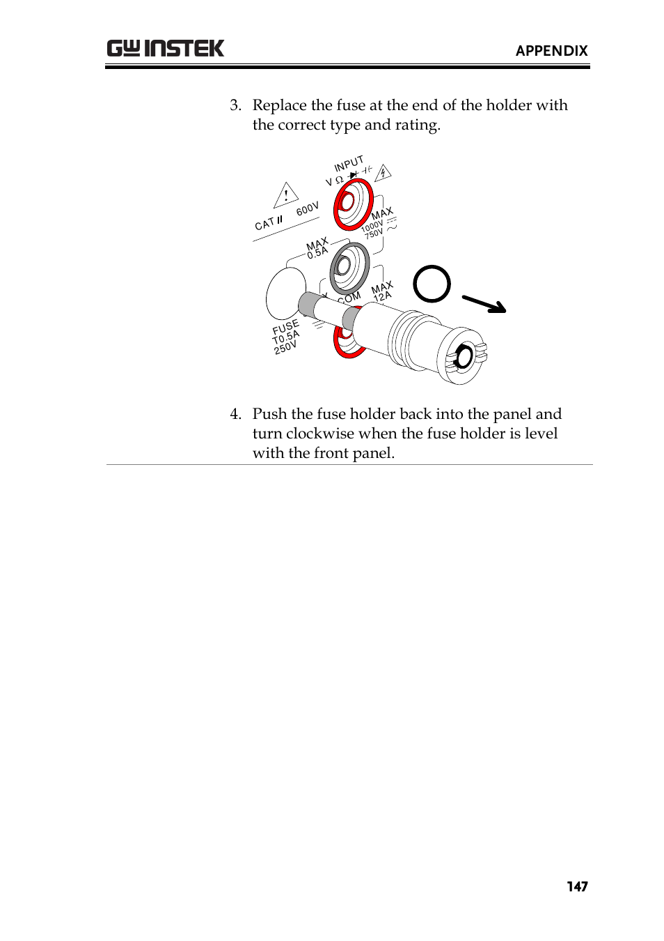 Appendix | GW Instek GDM-8300 series User Manual User Manual | Page 147 / 158