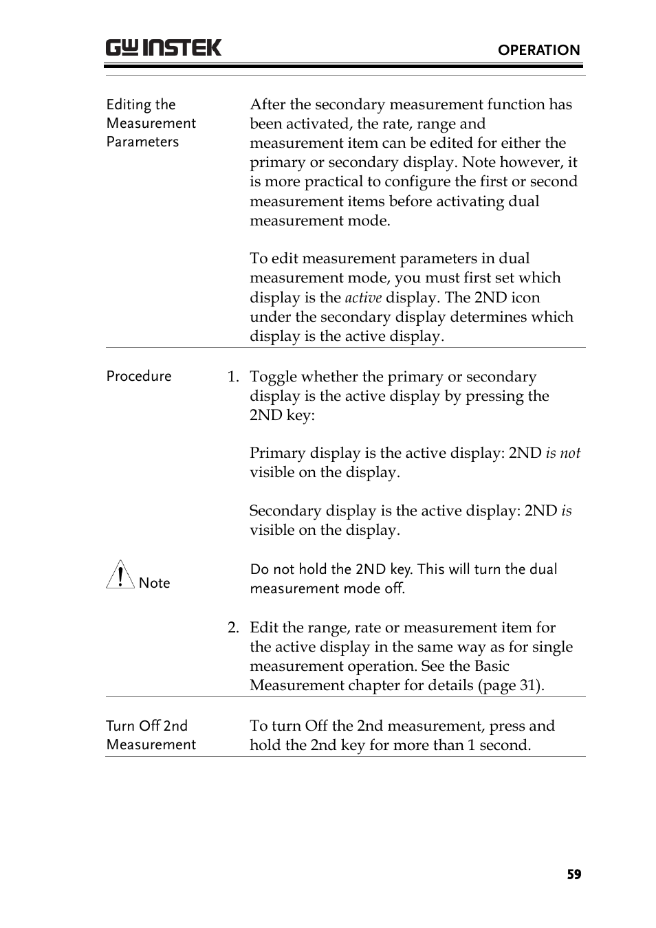 GW Instek GDM-8300 series User Manual User Manual | Page 59 / 158