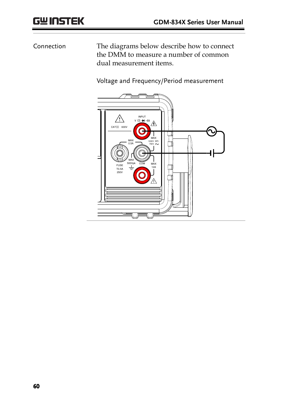 Gdm-834x series user manual | GW Instek GDM-8300 series User Manual User Manual | Page 60 / 158