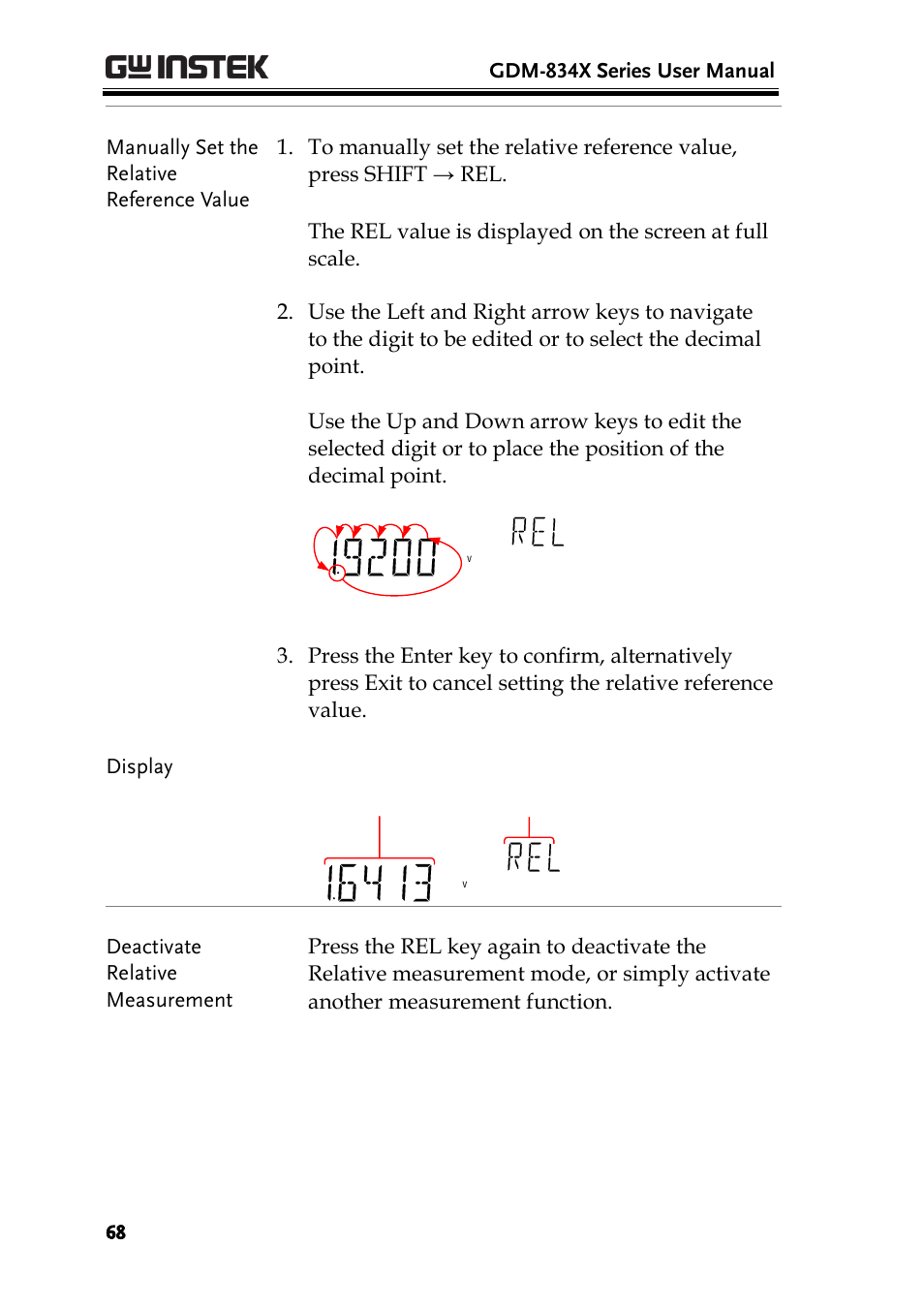 GW Instek GDM-8300 series User Manual User Manual | Page 68 / 158