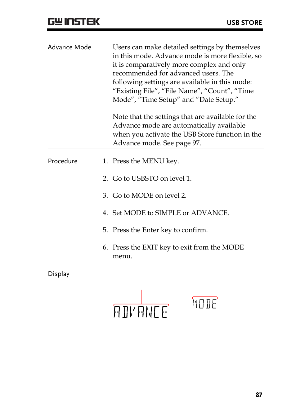 GW Instek GDM-8300 series User Manual User Manual | Page 87 / 158