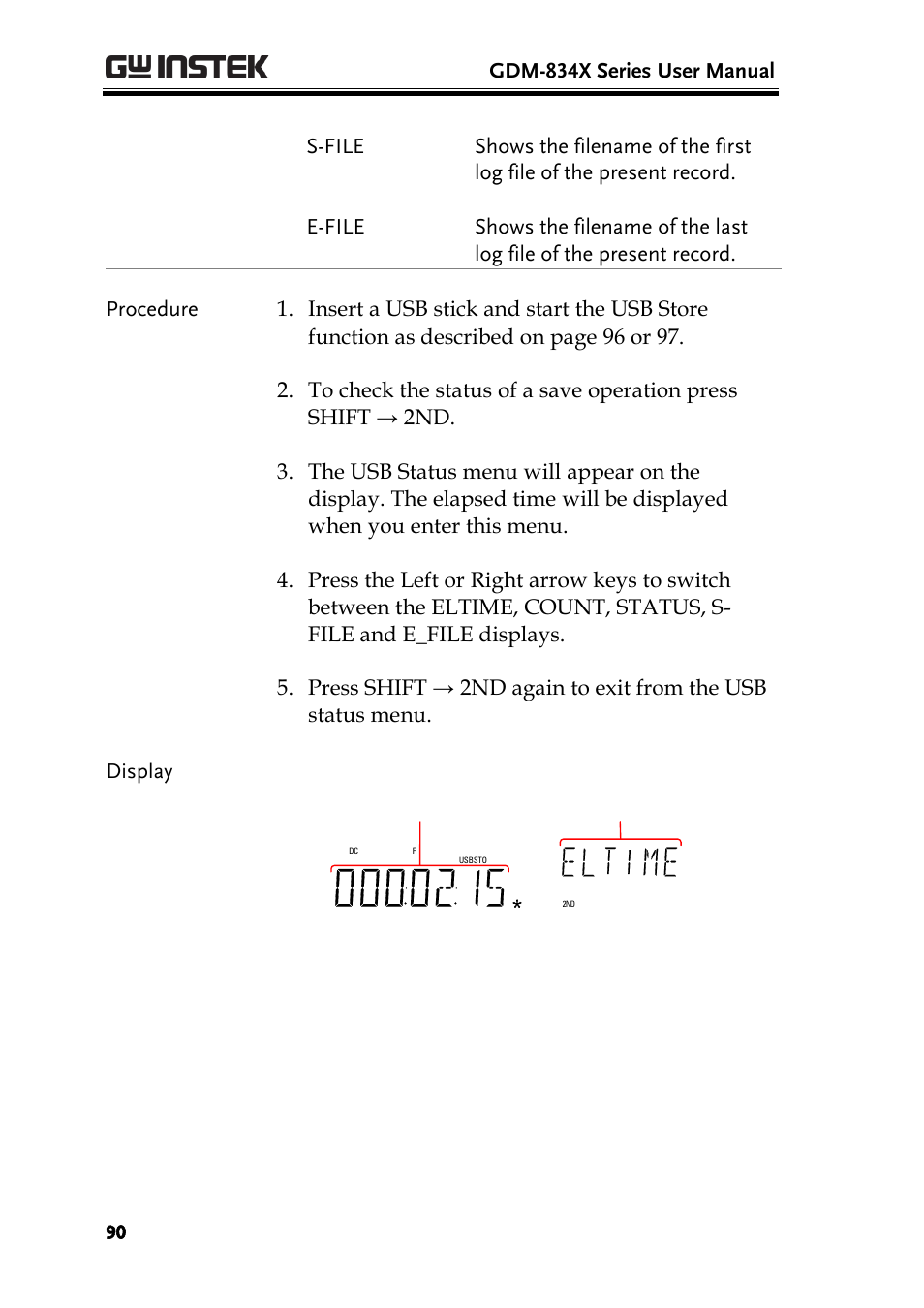 GW Instek GDM-8300 series User Manual User Manual | Page 90 / 158