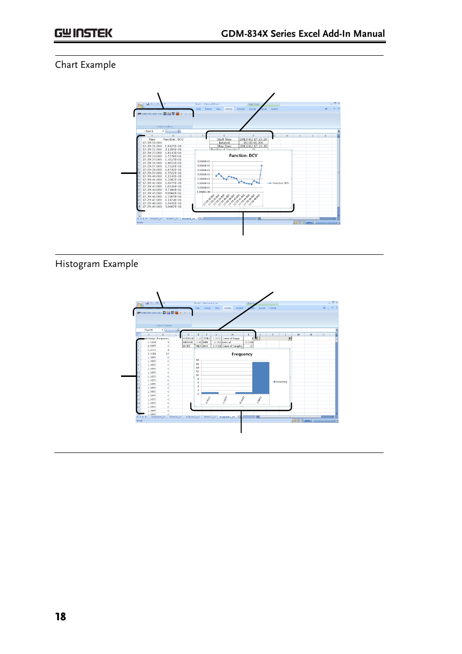 GW Instek GDM-8300 series Excel Add-in Operation Guide User Manual | Page 18 / 19