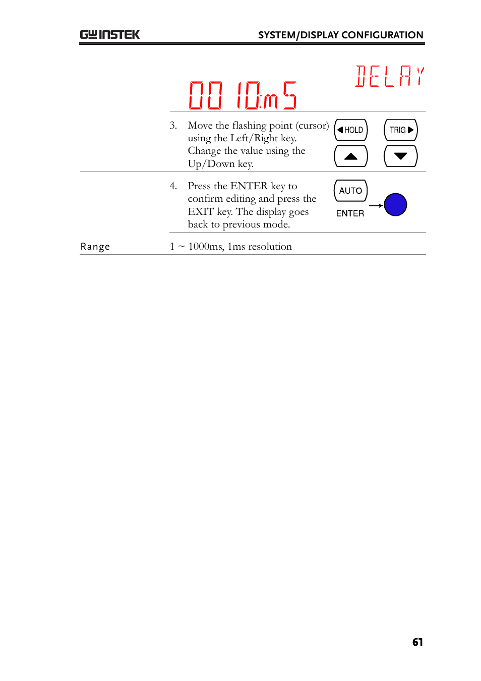 GW Instek GDM-8200A User Manual User Manual | Page 61 / 123