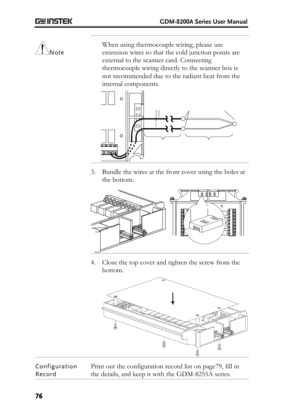 GW Instek GDM-8200A User Manual User Manual | Page 76 / 123