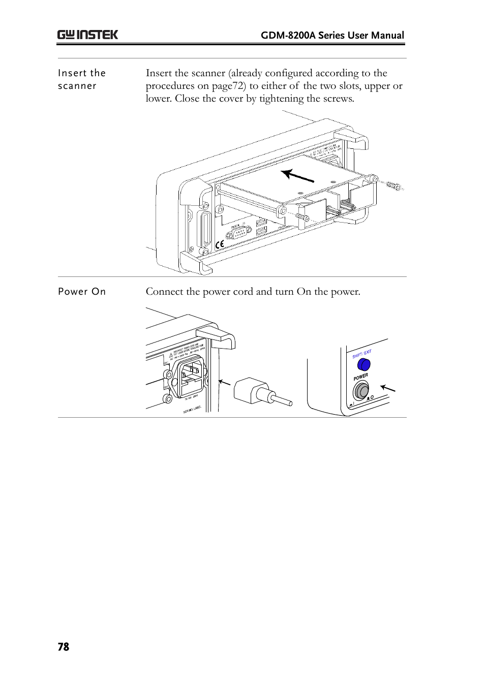 GW Instek GDM-8200A User Manual User Manual | Page 78 / 123