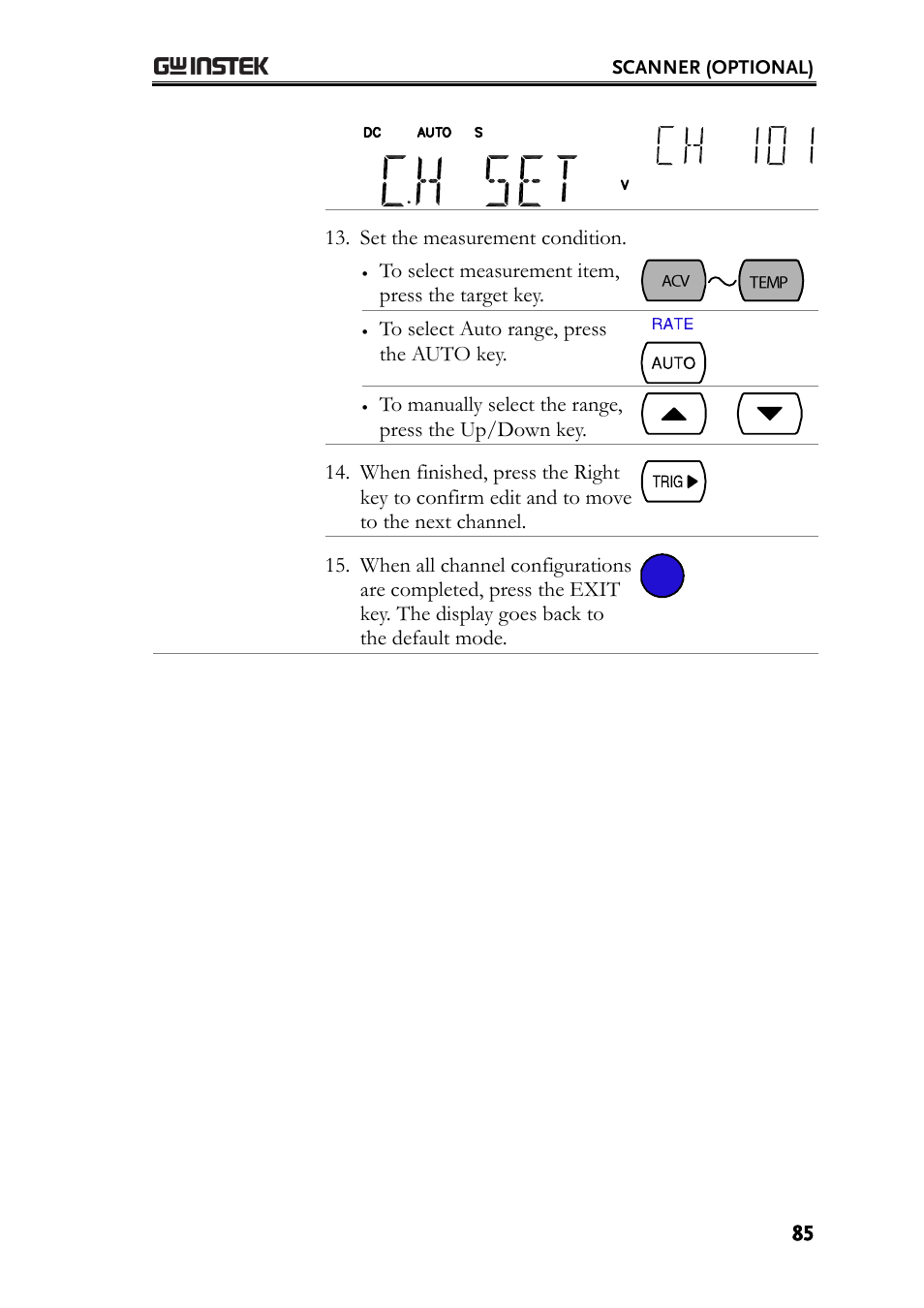 GW Instek GDM-8200A User Manual User Manual | Page 85 / 123