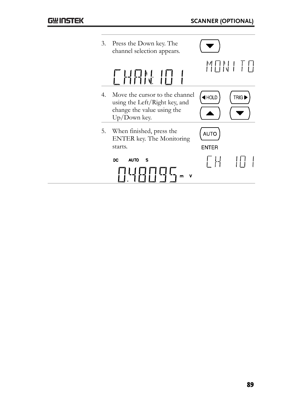 GW Instek GDM-8200A User Manual User Manual | Page 89 / 123