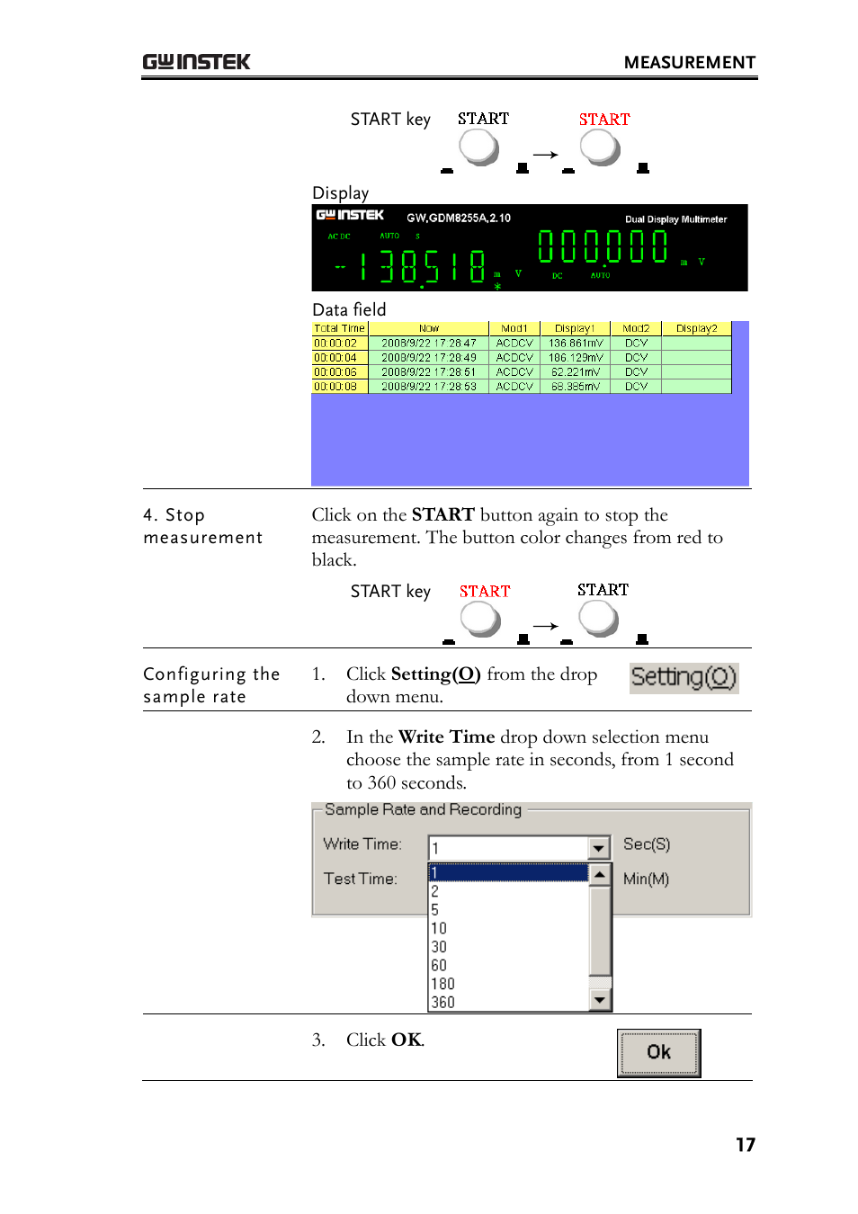 GW Instek GDM-8200A DMM-Viewer (PC Software) Guide User Manual | Page 17 / 27