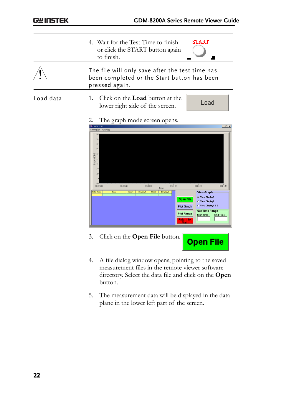 GW Instek GDM-8200A DMM-Viewer (PC Software) Guide User Manual | Page 22 / 27