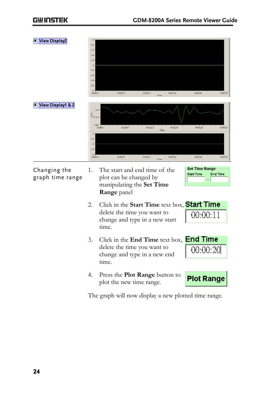GW Instek GDM-8200A DMM-Viewer (PC Software) Guide User Manual | Page 24 / 27