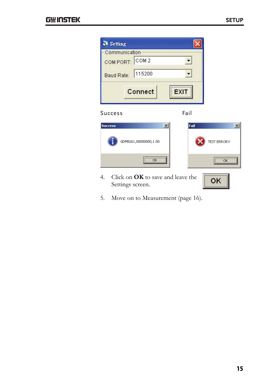 GW Instek GDM-8261A Remote Viewer(DMM-Viewer) Guide User Manual | Page 15 / 31