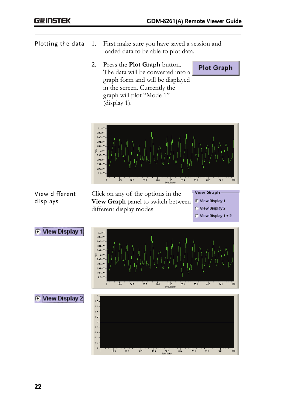GW Instek GDM-8261A Remote Viewer(DMM-Viewer) Guide User Manual | Page 22 / 31