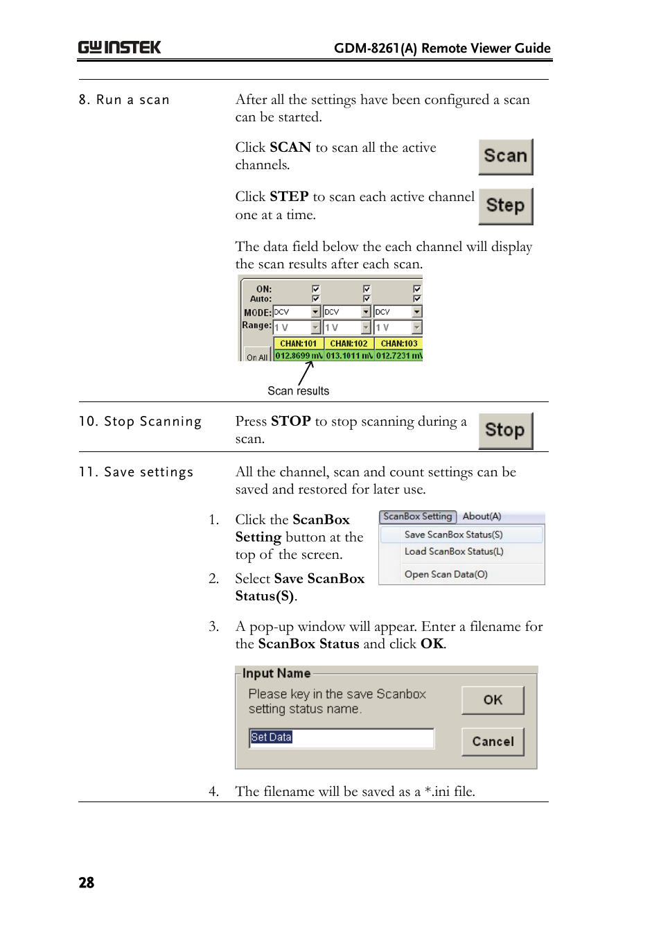 GW Instek GDM-8261A Remote Viewer(DMM-Viewer) Guide User Manual | Page 28 / 31