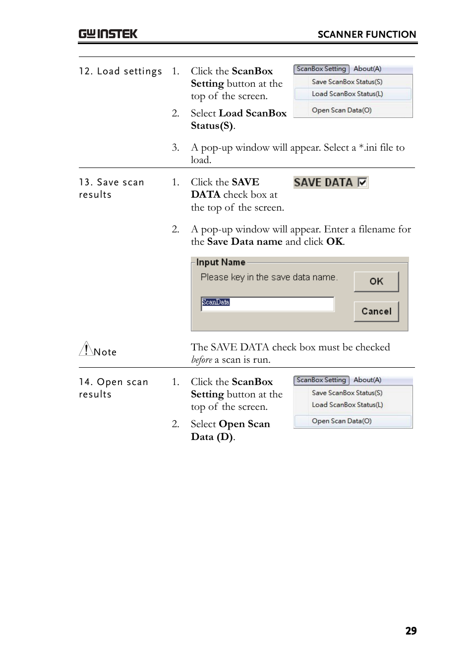 GW Instek GDM-8261A Remote Viewer(DMM-Viewer) Guide User Manual | Page 29 / 31