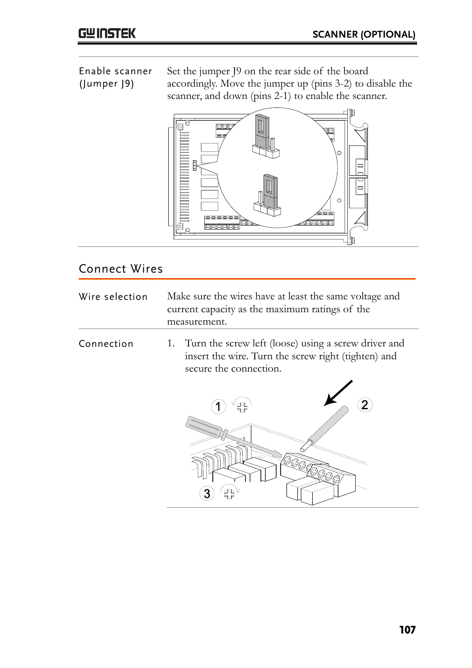 Connect wires | GW Instek GDM-8261A User manual User Manual | Page 107 / 230